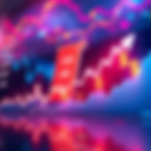 A chart showing the performance of XLM, XRP, HBAR, LCX, ADA, ONDO, and DOVU with upward trends and dollar signs