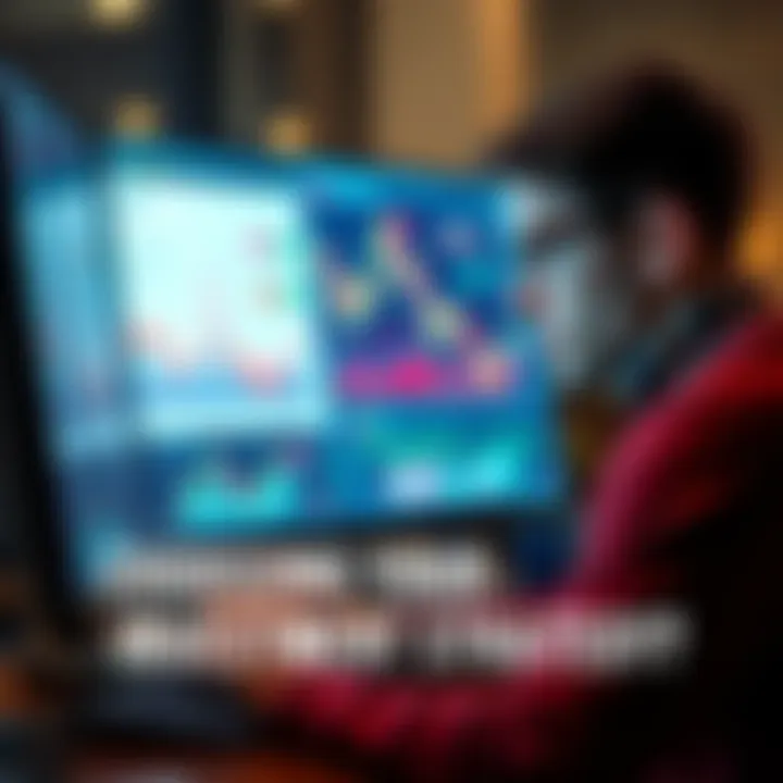 A person analyzing investment charts on a computer, with a thoughtful expression, symbolizing decision-making in finance.