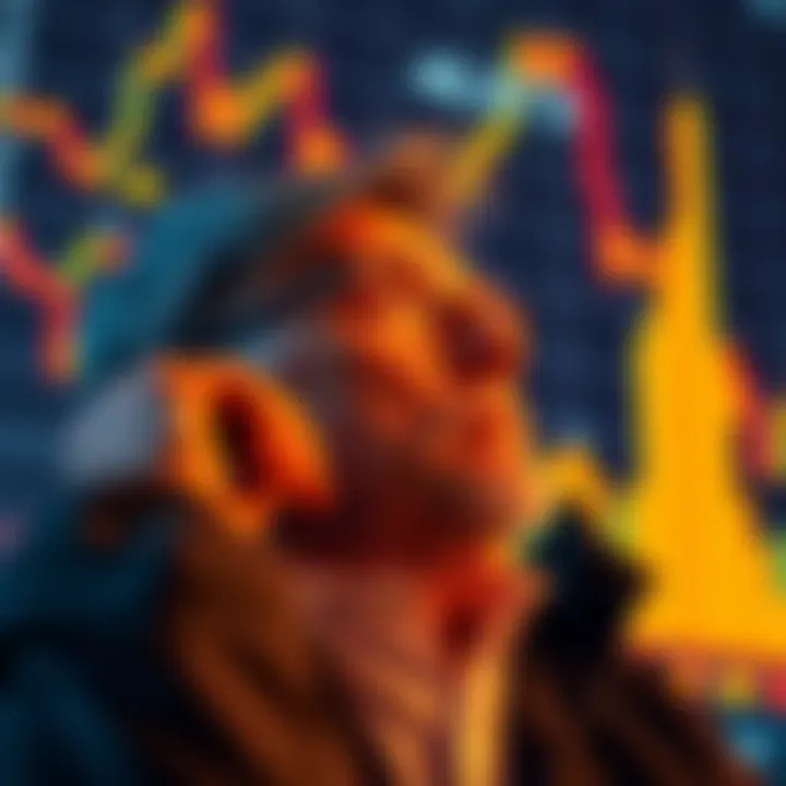 Investor looking at Bitcoin charts and trends after selling a portion of his holdings