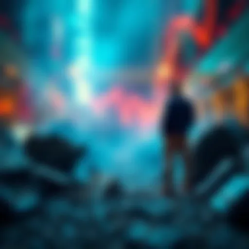 An investor looks at two paths: one leading to immediate cash and the other to potential future gains in the stock market.