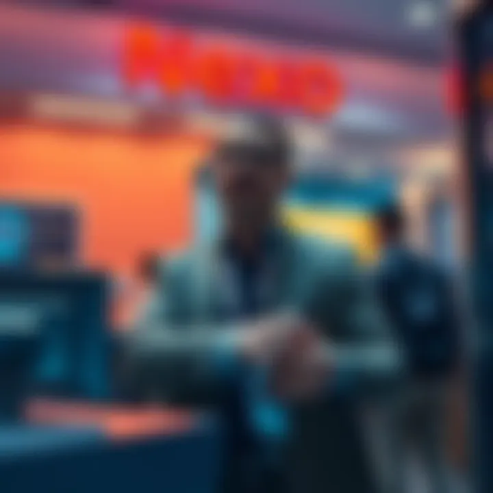 An investor withdrawing funds at a bank, showing discomfort about tracking and expressing hope for other investment opportunities.