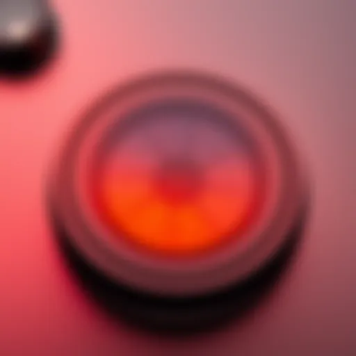 A close-up view of the iPhone 18 Pro's variable aperture camera showcasing six laser-cut blades, highlighting its advanced design and features.