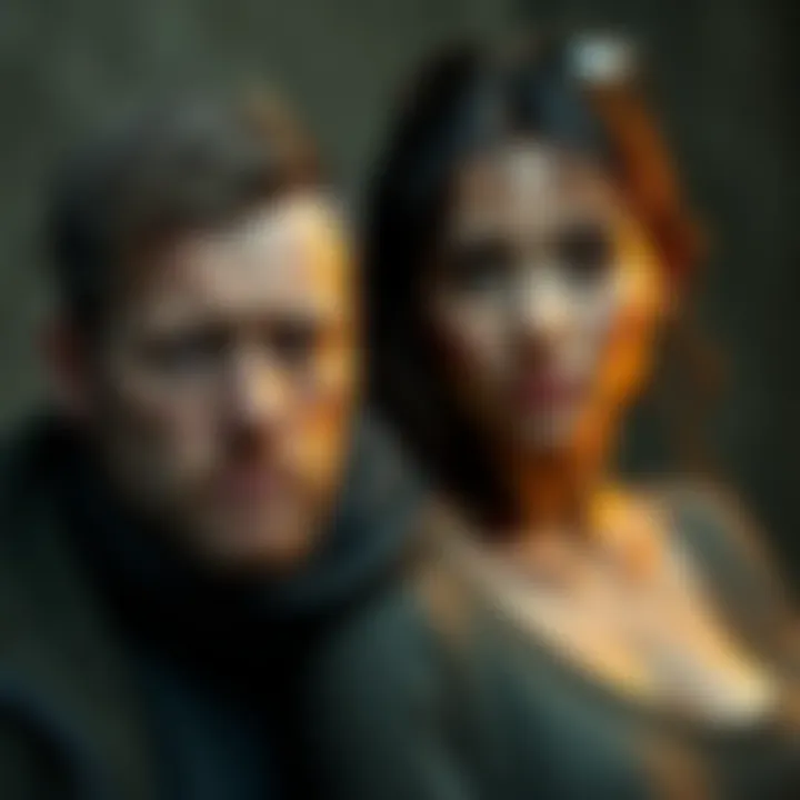 Joe McCann, a crypto trader, standing beside his fiancée Ashly Robinson with a concerned expression, depicting the tension surrounding her sudden death in Tanzania.