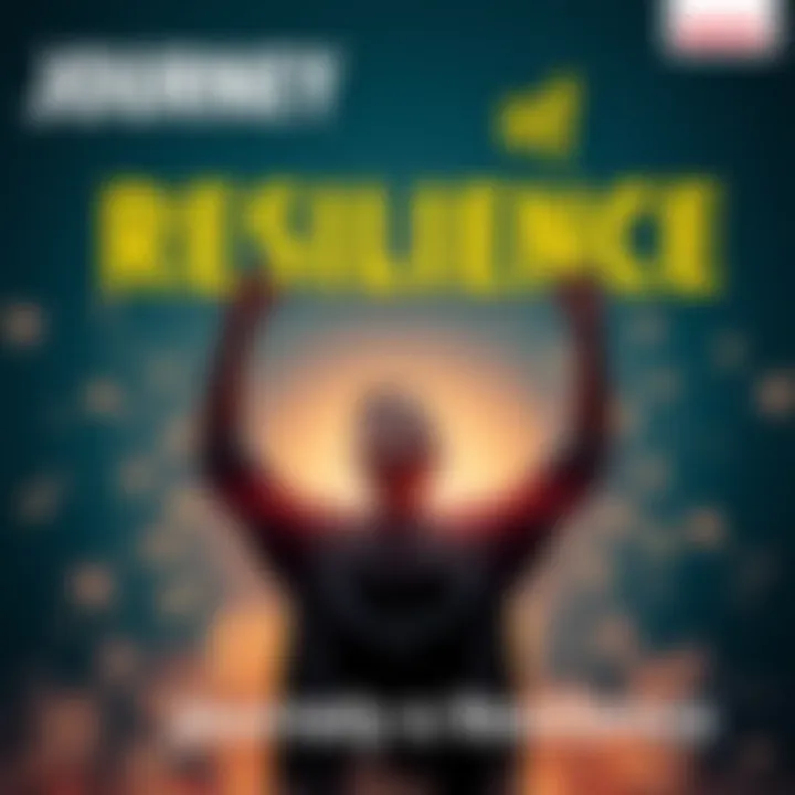 A person celebrating a recent success after overcoming challenges, symbolizing growth and determination.