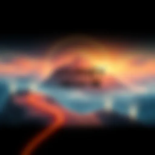 A visual representation of significant moments in a journey, showing key milestones and achievements over time.