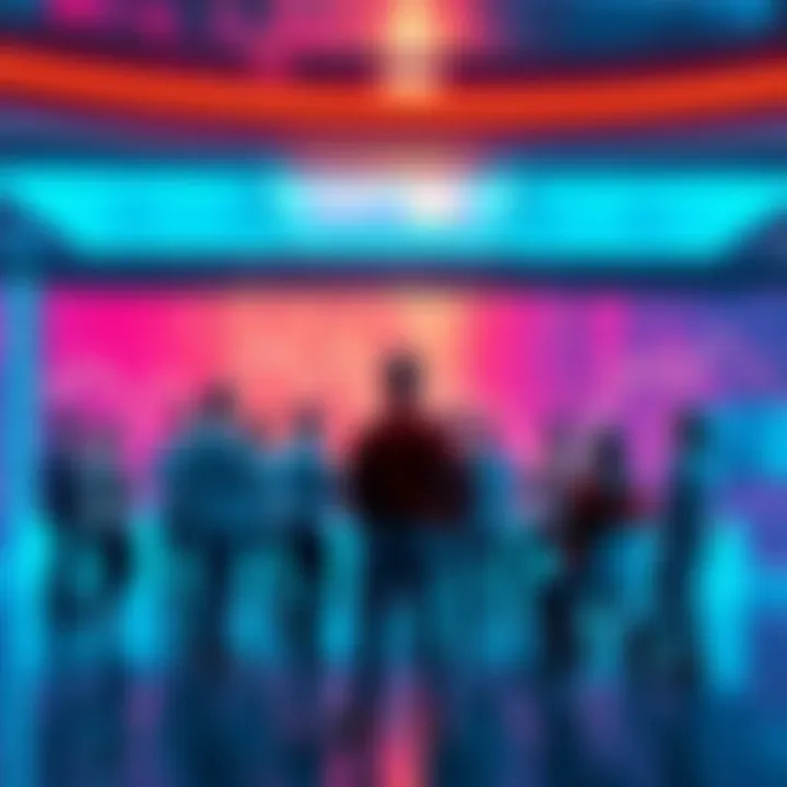 JuCoin Crypto Trading Discussion Group of people discussing JuCoin's legitimacy in a bright online forum setting