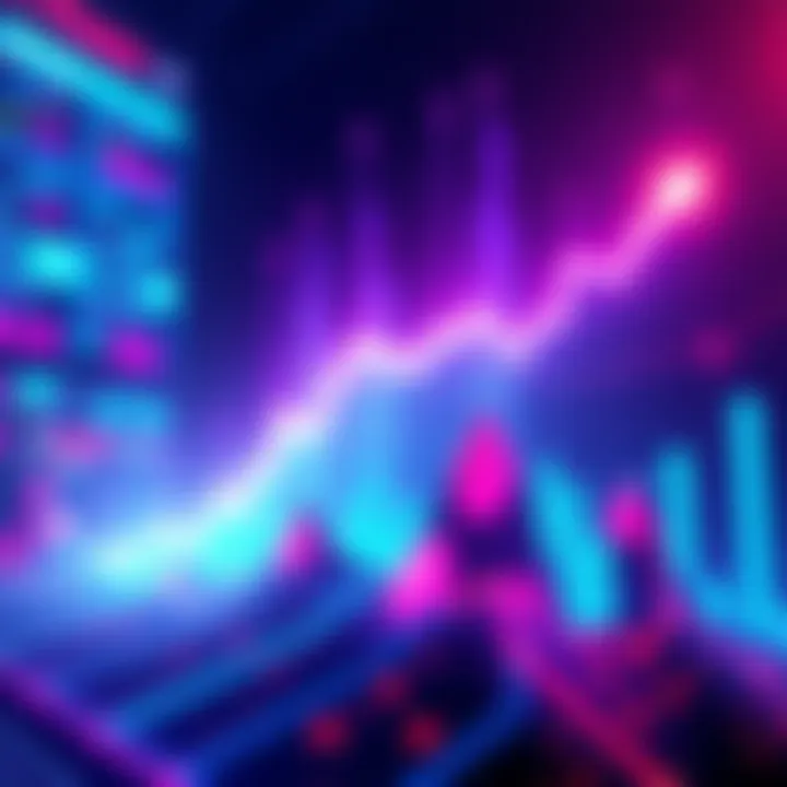 A graph showing the rise of Kaspa in the cryptocurrency market, with retail investors and elite players engaging around it.