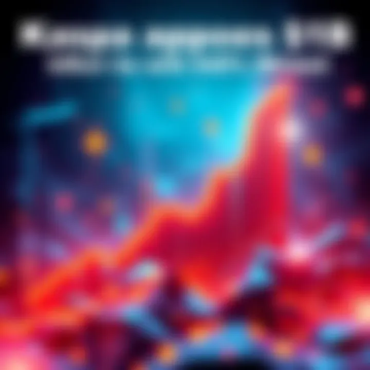 Graph showing Kaspa's market cap approaching $1 billion with 94% of tokens mined