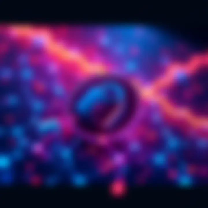 An illustration showing the Kaspa network with secure wallets highlighted, emphasizing the concept of quantum resistance in technology.