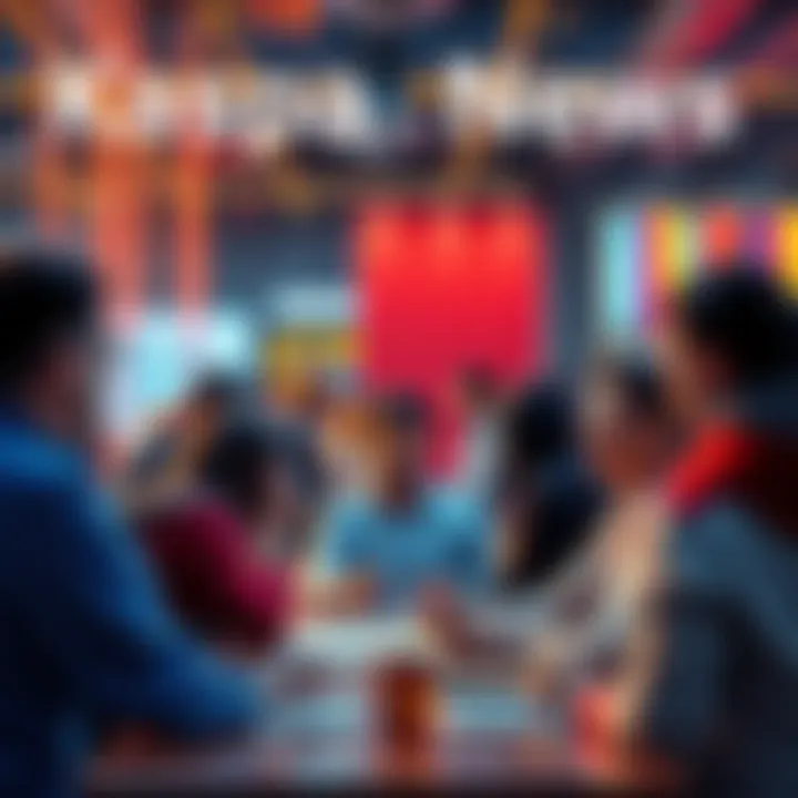 People engaging in a lively discussion about Kaspa news and updates