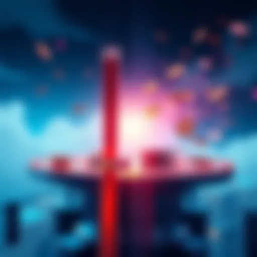 Visual representation of Katana tokenomics, showing KAT tokens being earned through staking and liquidity pools.