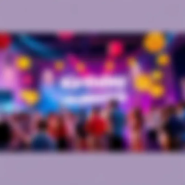 Kenduโs 2nd Birthday Celebration Kendu community members enjoying fun activities at the 2nd birthday celebration, with decorations and people participating in a dance contest.