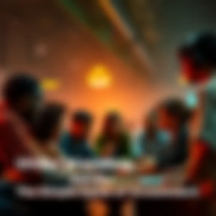 Kendu Community Investment People engaged in a community-driven investment project, collaborating and discussing strategies.