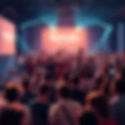 People gathering at a Kendu Unleashed event with excitement and energy