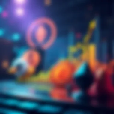 Graph showing rising market trends with Kendu and other crypto symbols like Ethereum and Pepe in the background