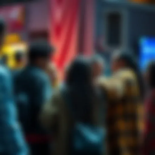 A group of diverse people offering support and kindness to one another, symbolizing compassion despite mistakes.