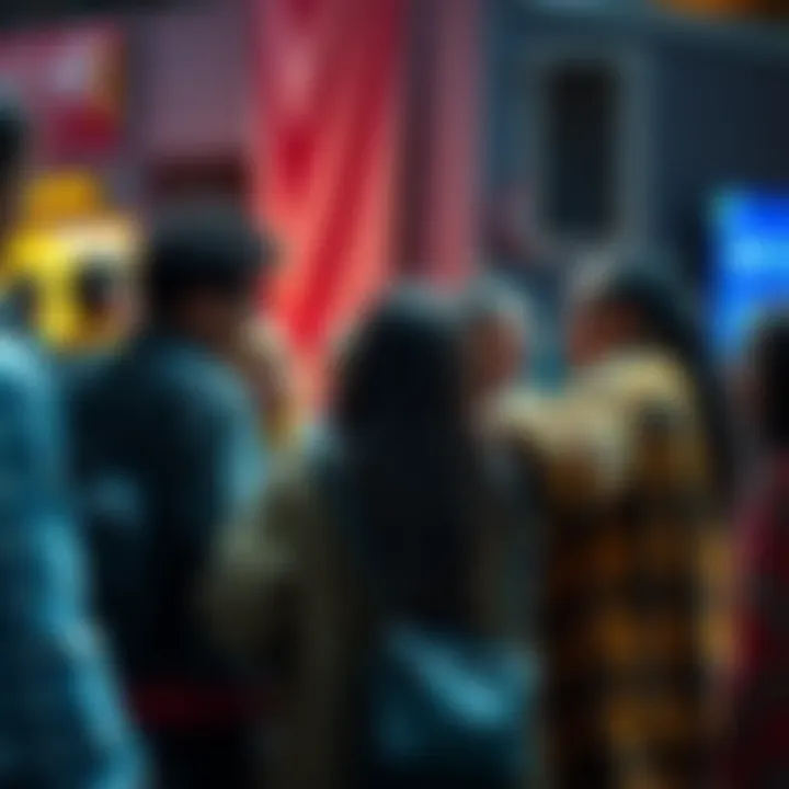 Kind-hearted individuals helping each other A group of diverse people offering support and kindness to one another, symbolizing compassion despite mistakes.