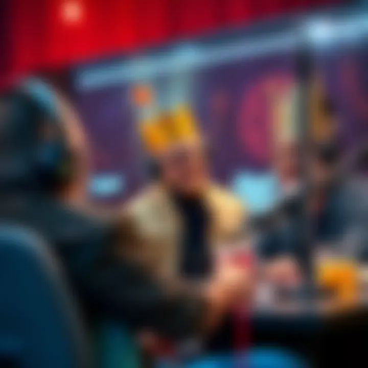 Podcast host discussing $400K investment into a game with enthusiasm