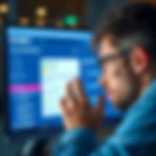 New user looking concerned while reviewing account restrictions on a computer screen showing Kraken interface.