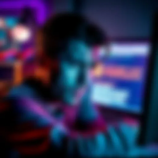 A frustrated person looking at their computer screen displaying a Kraken account suspension notice, with confusion and concern on their face.