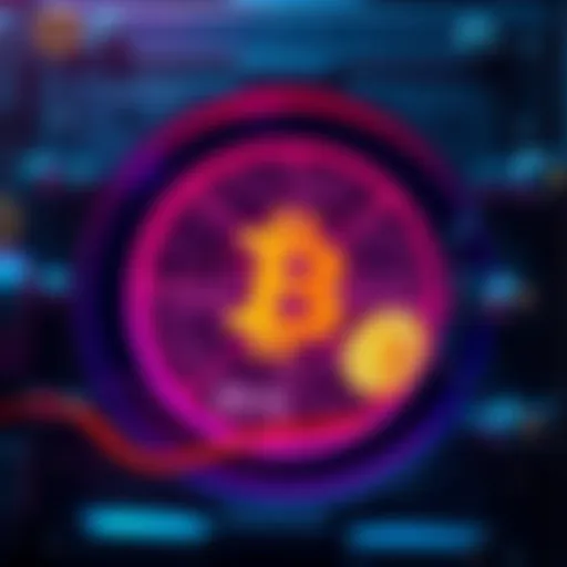A digital representation of Kraken's Bitcoin Vault with cryptocurrency symbols and a yield percentage