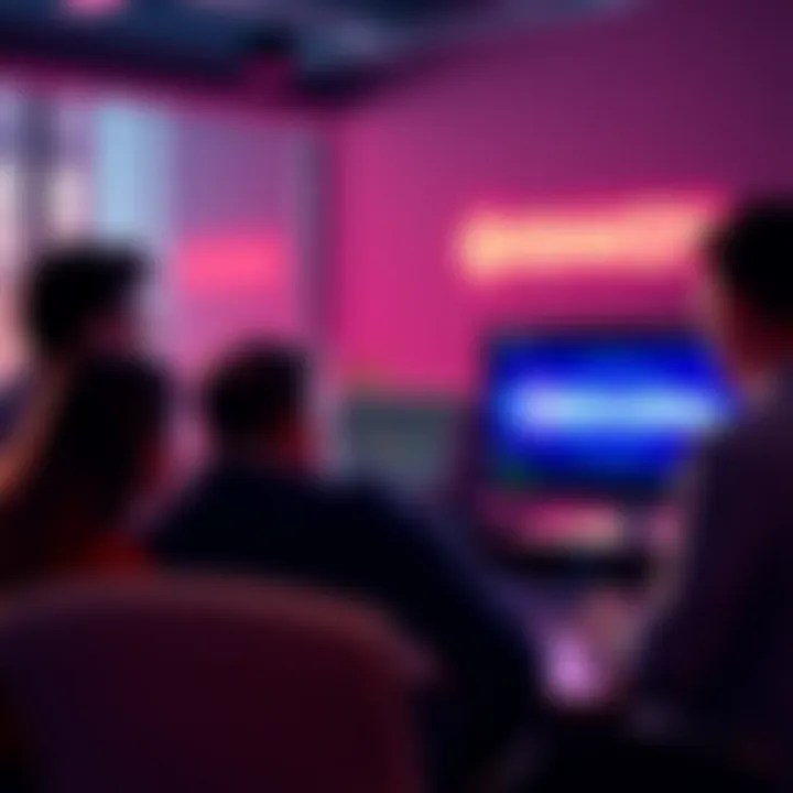 Kraken Clients Await 1099-DA Forms A group of people discussing delays in receiving Form 1099-DA from Kraken, with a computer showing the Kraken logo in the background.