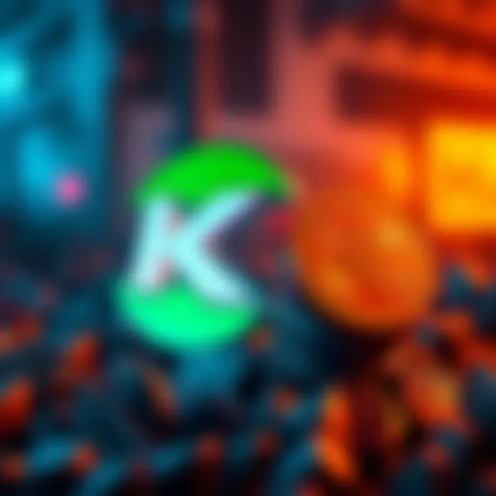 A graphic showing the Kraken exchange logo alongside Hedera's native tokens, symbolizing the listing event in the crypto market