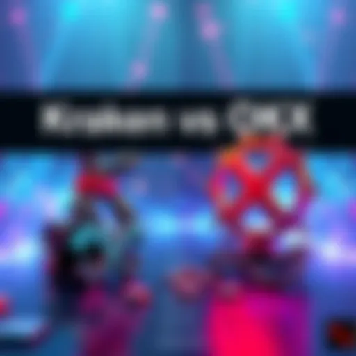 A visual comparison of Kraken and OKX platforms highlighting their features for European users in 2026.