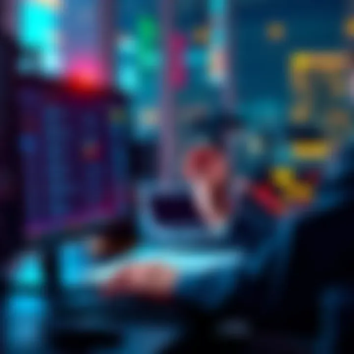 A person checking KYC documents on a computer while reviewing small C2C swap transactions