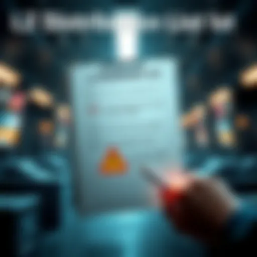 A graphic showing a checklist with L2 distribution list and a warning symbol, indicating action needed for asset holders.