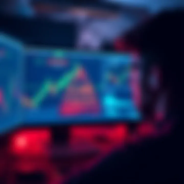 A digital alert about the LAB token being flagged as malicious by Metamask, with a concerned user looking at a computer screen showing cryptocurrency charts.