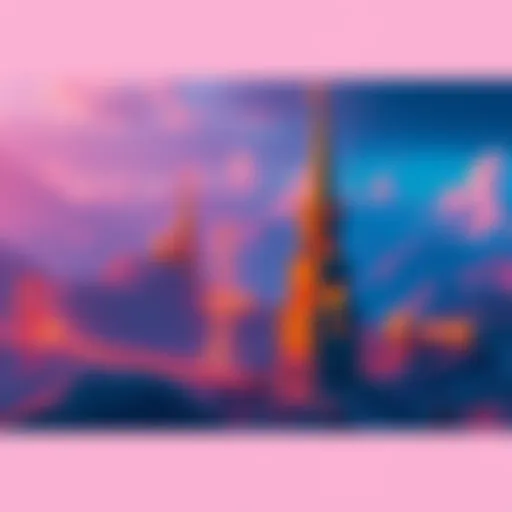 An illustration showing multiple landmark parcels with a focus on their potential impact on total parcel limits and tier statuses