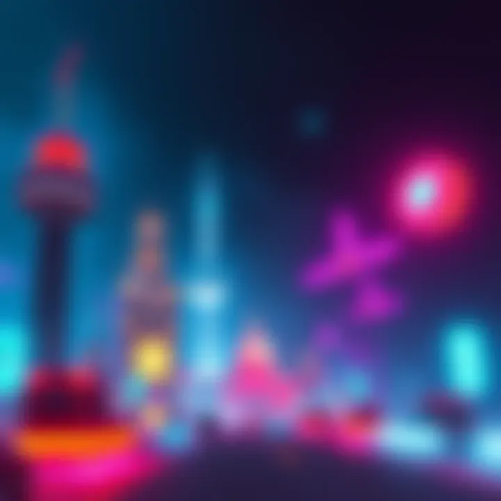 New Landmarks in ATLAS:EARTH A scene showing digital landmarks with excitement among fans in the game ATLAS:EARTH