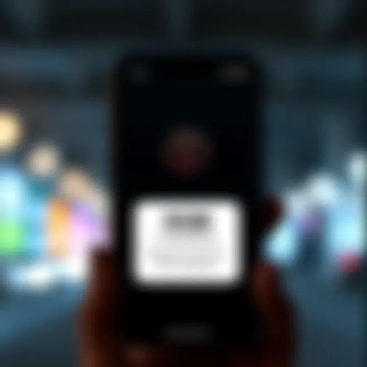 A phone screen displaying an app with a large storage requirement notification