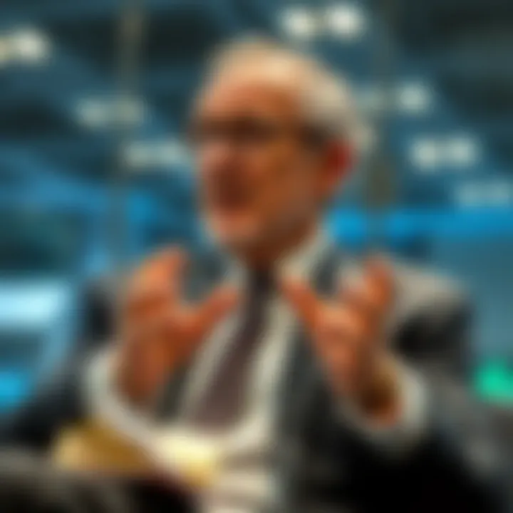 Larry Fink speaking about the need for a unified blockchain for tokenization in a business setting