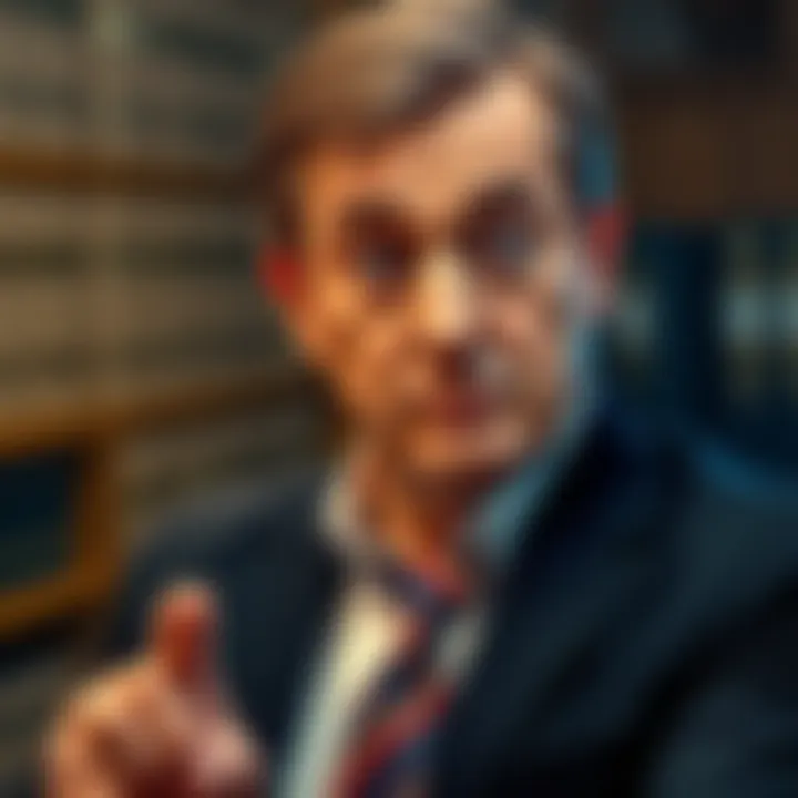A lawyer looks concerned while discussing the ongoing investigation into a crypto robbery case.