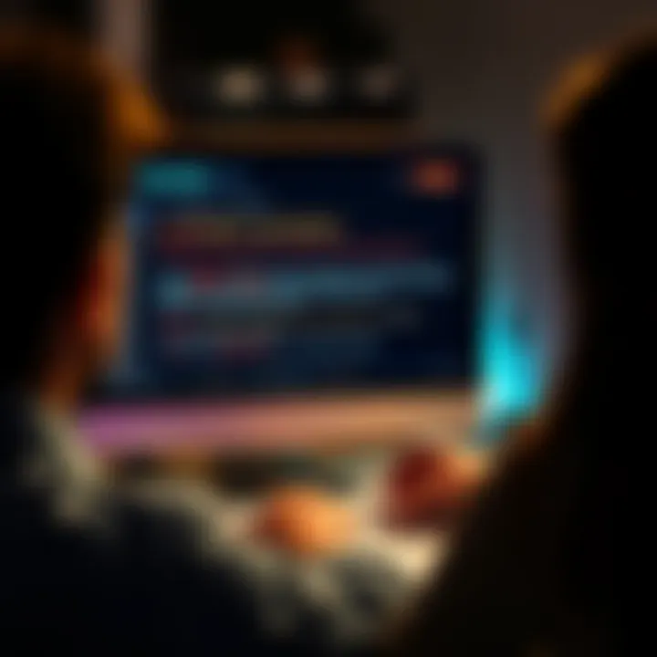 A frustrated person looking at a computer screen displaying error messages from Ledger Live software