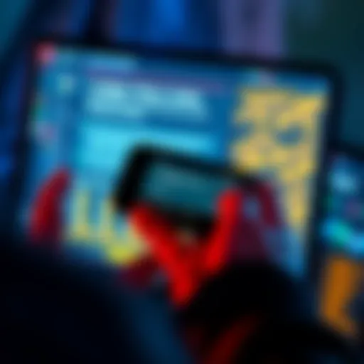 A person setting up a Ledger Nano X cryptocurrency wallet with recovery phrase input and firmware updates on screen.