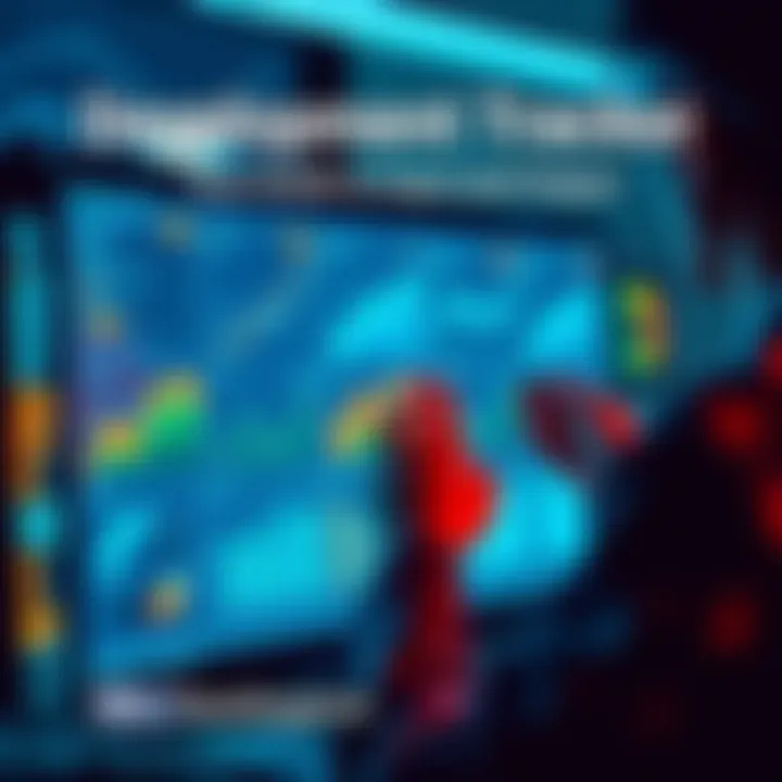 A person analyzing data on a computer screen with graphs and charts related to project management.