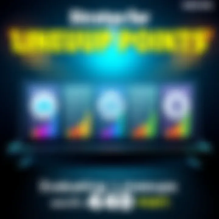 Strategies for Maximizing Lineup Points A graphic showing different lineup strategies aimed at reaching 440 points with colorful charts and icons representing various options.