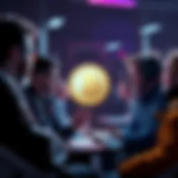 People discussing Litecoin's potential recovery in a bear market, showing expressions of hope and positivity.