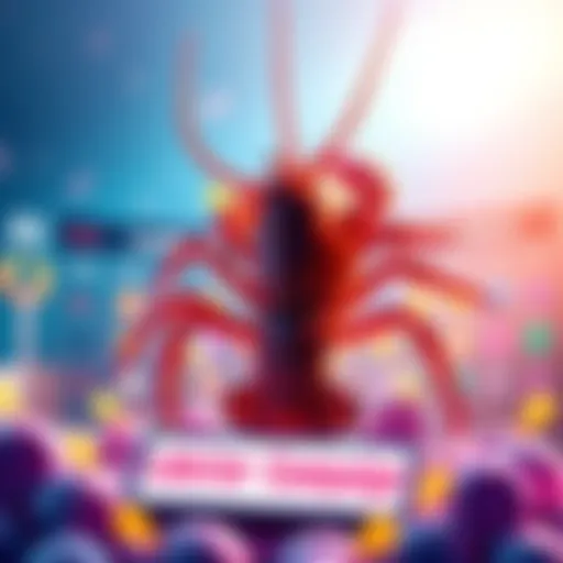 A vibrant graphic showing a lobster with AI tokens and a leaderboard, inviting people to join the campaign and earn rewards.