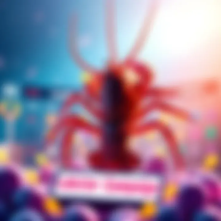 A vibrant graphic showing a lobster with AI tokens and a leaderboard, inviting people to join the campaign and earn rewards.