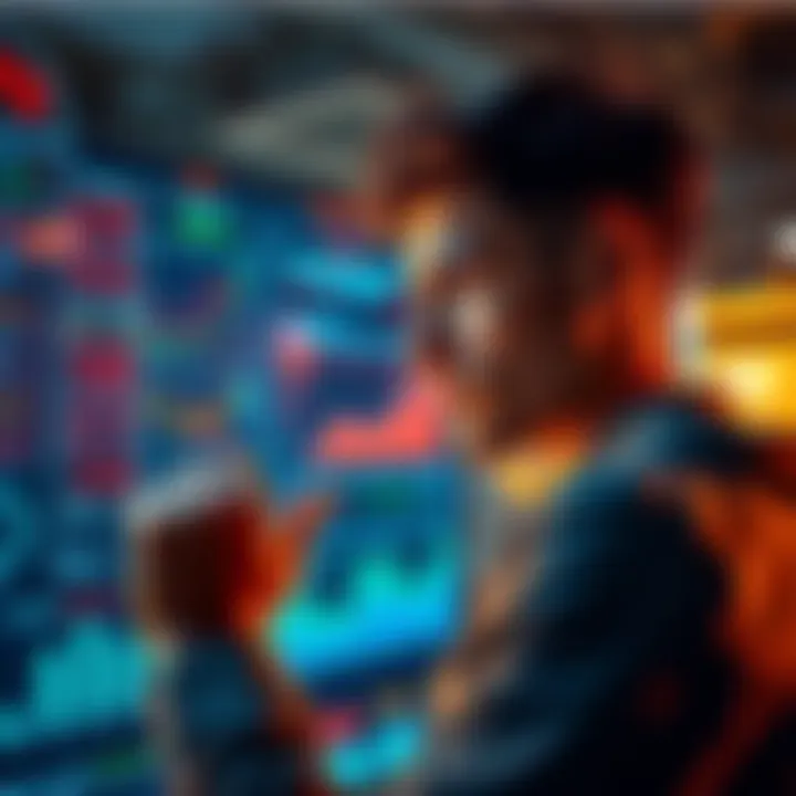 A person looking at financial graphs and charts related to LPU transactions, with a questioning expression.