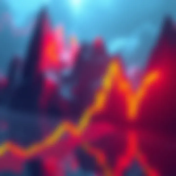 LTC/USDT Bear Pennant Pattern Chart showing the bear pennant pattern formed by LTC and USDT trading data on a 30-minute timeframe.