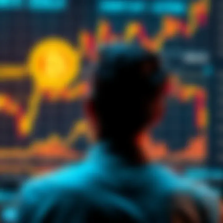 Man looking at Bitcoin graph A person reflecting on a Bitcoin price chart from 2007, showing missed investment opportunities.