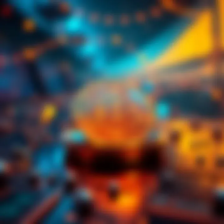 Visual representation of Mandala's integration of Bitcoin and gold within the Polkadot hub, showcasing digital assets and real-world investments