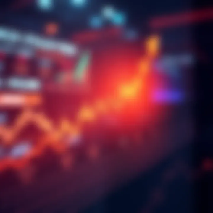 A graphic showing an upward market trend with a question mark, highlighting market speculation before Black Friday.