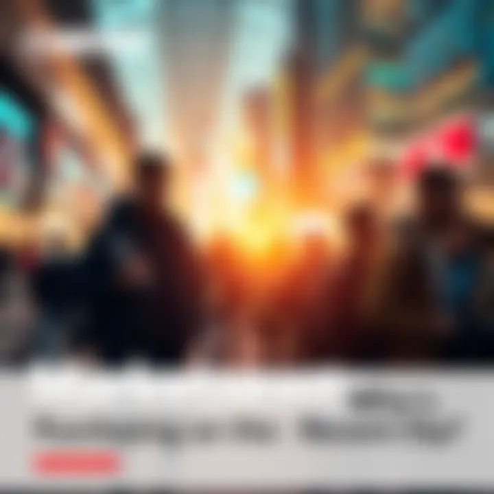Market participants buying assets People actively purchasing assets during a market dip, reflecting significant investment activity