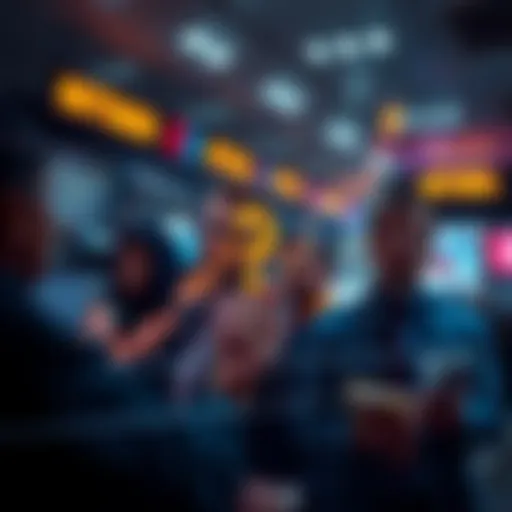 A stock market chart showing a rising trend line with a question mark, indicating uncertainty about its sustainability. Investors are depicted in the background, looking concerned.